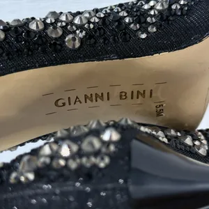 Gianni Bini Black Rhinestone Heels thumbnail 5