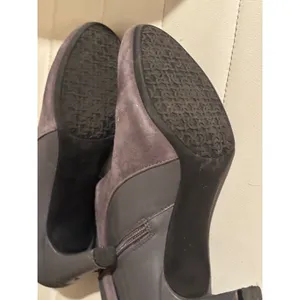 Bandolino BDLAPPO Grey Leather Suede Mixed Media Ankle Boots Womens 8M thumbnail 5