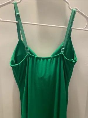 Green Maxi Dress Size S, With padded breast cups.. B-C Cup. thumbnail 6