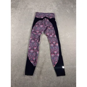 Greyson Leggings Womens Small Floral Nouveau NWT‎ Golf Purple thumbnail 6