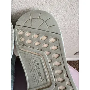 Adidas NMD_R1 Boost Low Top Sneakers Dash Green/Cloud White EF4275 Size 6 thumbnail 9