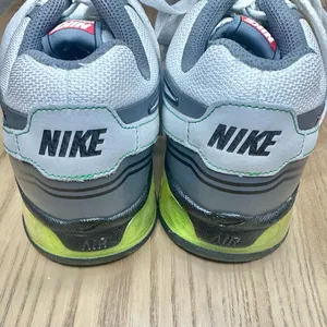Nike Air Complete TR Training Shoe White Gray Sneaker Shoes Lime Accents Active thumbnail 5