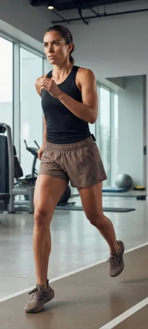 Adidas Brown Running Shorts Women's Size M NWT thumbnail 1