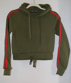 Green pullover hoodie thumbnail 1