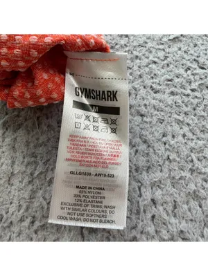 Gymshark Vital Seamless High Waisted Leggings Coral Orange Marl Women’s M Gym thumbnail 5