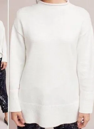 Anthropologie x Moth Saskia Oversized Tunic Ivory - Medium thumbnail 2