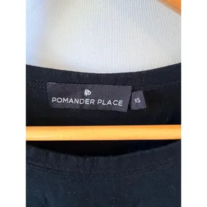 Pomander Place Puff Sleeve Top‎ Women Black XS thumbnail 2