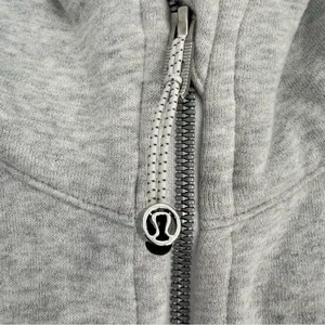 Lululemon‎ Scuba Oversized Half-Zip Hoodie M/L heathered gray thumbnail 7