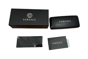 VERSACE BLACK AUTHENTIC EYEGLASSES SUNGLASSES CASE Box, cloth thumbnail 1
