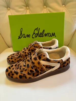 Sam Edelman Animal Print Sneakers with Velcro thumbnail 4