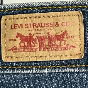 Levis 518 Juniors Size 13 Blue Super Low Stretch Bootcut Jeans Medium Wash‎ thumbnail 9