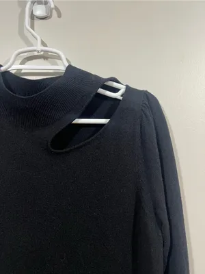 Generation Love Women’s Black Lulu Sweater Dress Size Medium thumbnail 6