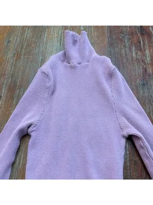 Free People FP Beach Bonfire Ribbed Mini Dress Lilac S thumbnail 2