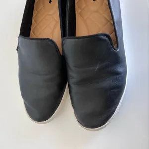 Birdies‎ The Swift Black Leather Slip On Sneakers thumbnail 5