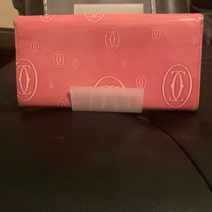 Cartier happy birthday wallet‎ with authentication card Pink thumbnail 3