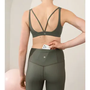 Athleta XL Elation Ultra High Rise 7/8 Legging Green Abstract X-Large thumbnail 2