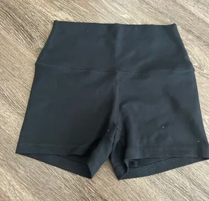 Hollister Black Biker Shorts High-Waisted thumbnail 1