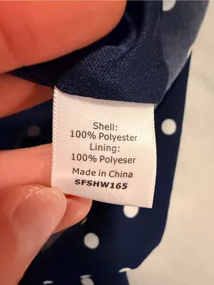 Pixley Navy Blue Polka Dot Skirt thumbnail 4