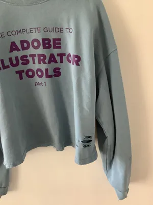 Boho Sweatshirt Blue Size M thumbnail 3