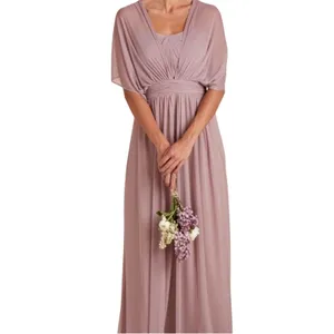 Birdy Grey Mauve Convertible Bridesmaid Dress NWT XS Multiway Gown thumbnail 7