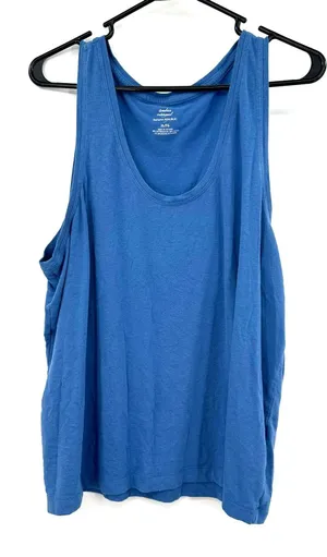 Banana Republic Size‎ XL Tank Blue Sleeveless Scoop Neck Undershirt Layer Basics thumbnail 1
