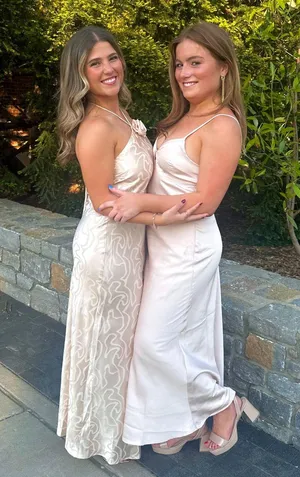White/Cream/Light Pinkish Maxi/Formal Dress White thumbnail 1