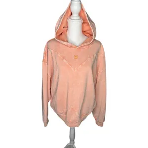 Voight By Valentina Peach Butterfly Oversized Hoodie Soft Girl Y2K NWT Small thumbnail 6