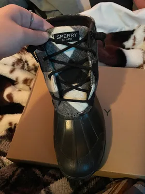 Buffalo Black/White Boots thumbnail 2