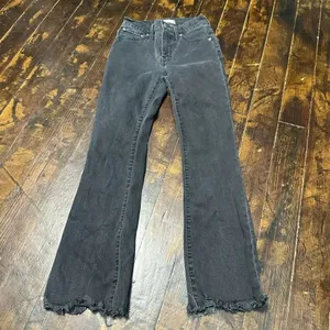 Madewell Cali Demi boot black sustainable size 23 normcore jeans thumbnail 3