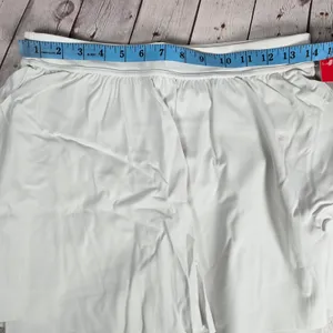 SPANX Booty Boost Skirt Around Knee Pants White Cloud‎ L NWT thumbnail 8
