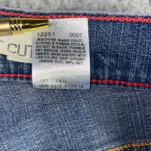 Levis 550 Relaxed Bootcut Jeans Women 8 Mid Rise 30x32 Y2K Western‎ Vintage thumbnail 12
