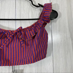 NEW Solid & Striped The Paloma Bikini Top Seersucker size S Small NWT thumbnail 6