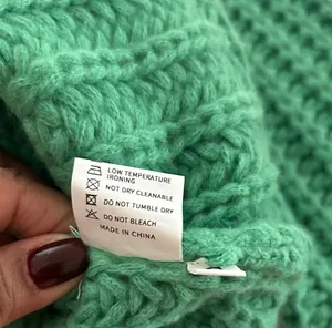 Green Chunky Knit Cardigan Sweater with Gold Buttons thumbnail 6