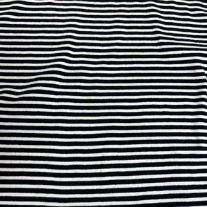 Ralph Lauren Black and White Striped Long Sleeve Top - Size Large - GUC thumbnail 4