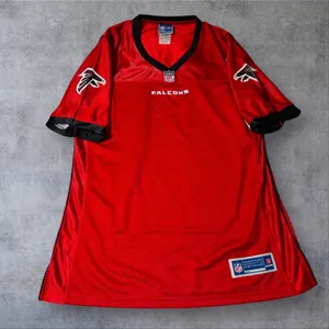 NEW Atlanta Falcons Jersey Womens S Red Blank NFL Pro Line Football‎ thumbnail 3