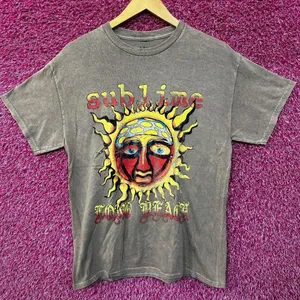 Sublime 40 oz to freedom Tan Rock Tshirt size Medium thumbnail 1