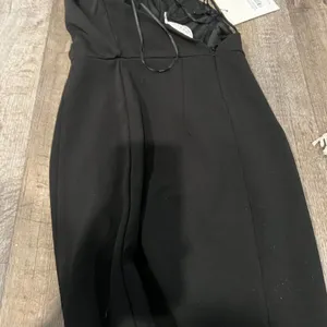 NWT Hello Molly Taking it Back Dress in Black‎ Midi Length (Size XS US2) thumbnail 7
