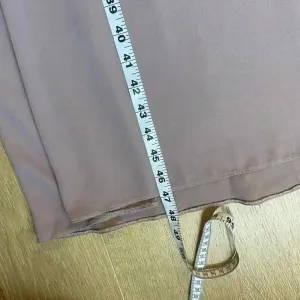Asos Dress Woman's Size 4 Dusty Rose Bat Wing 3/4 Sleeve V-Neck‎ Knee Length thumbnail 12
