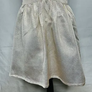 Lulu’s Star of the Evening Gold Metallic Skater Mini Dress Size M Adjustable thumbnail 4