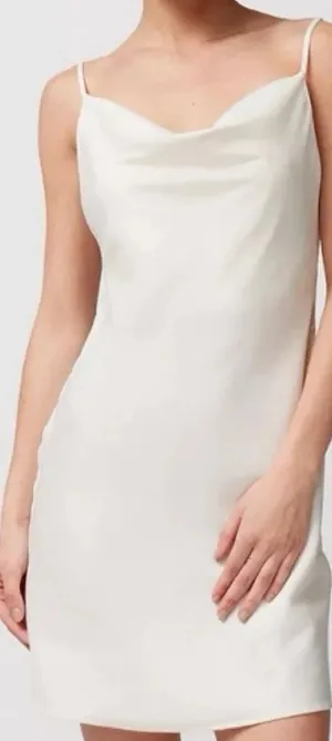 Urban Outfitters White Dress Mini size M Silk thumbnail 1