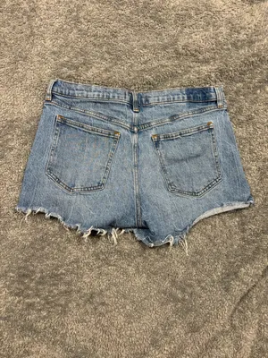Abercrombie High-Rise Jean Shorts thumbnail 4