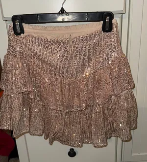 sequin mini skirt thumbnail 1