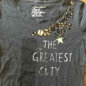 Hello, The Greatest City AEO slim T-shirt thumbnail 2