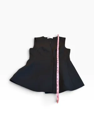 COMMENSE black peplum vest Size M thumbnail 4