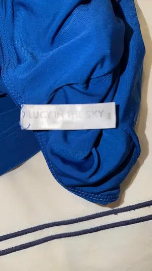Lucy in the Sky Mini Dress Blue thumbnail 2