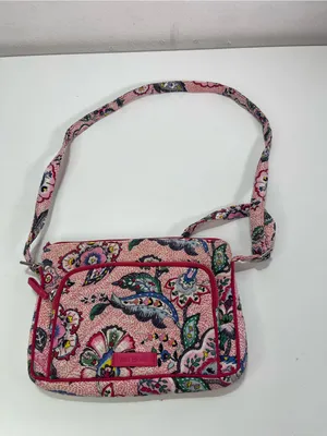 Vera Bradley Lil Hipster Shoulder Bag Floral Print Heart Lined Built in Wallet thumbnail 10
