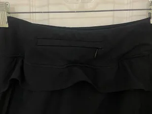 Zella Ruffle Back Performance Skort in Black thumbnail 3