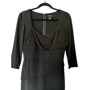 White House Black Market Tiered Sheath‎ bodycon dress thumbnail 3