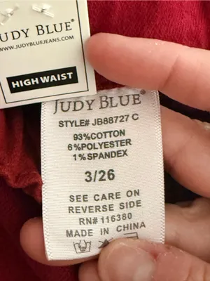 Judy Blue Garmet Dyed Deep Red Boyfriend/ Jogger Jeans Drawstring Waist NWT Fall thumbnail 11