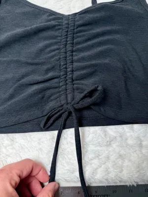 Beyond Yoga Space Dye Tank crop with ruching  thumbnail 8